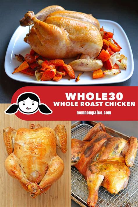 Whole30 Whole Roasted Chicken - Nom Nom Paleo®