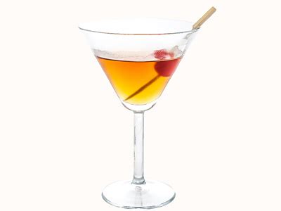 Dry Manhattan Drink Recipe - Cocktail of Rye Whiskey, …