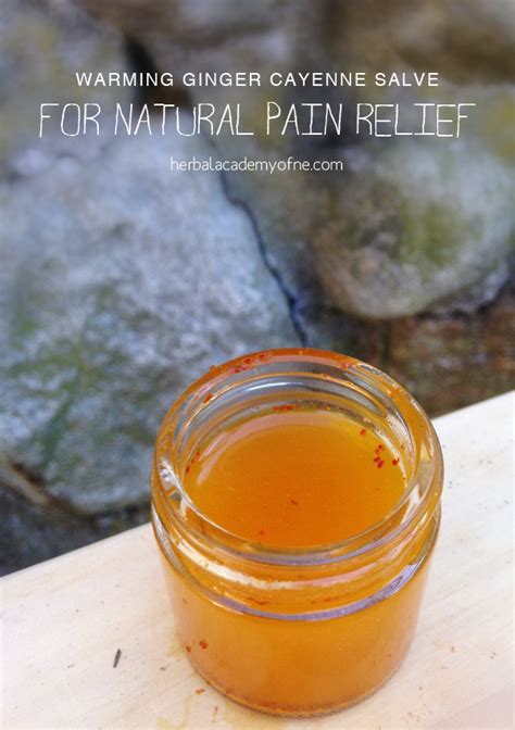 Warming Ginger Cayenne Salve For Natural Pain Relief