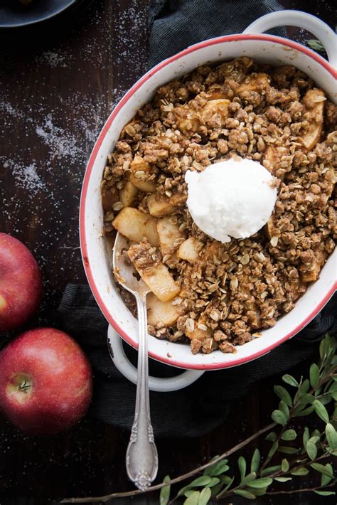The Best Healthy Apple Crisp Recipe | Ambitious Kitchen