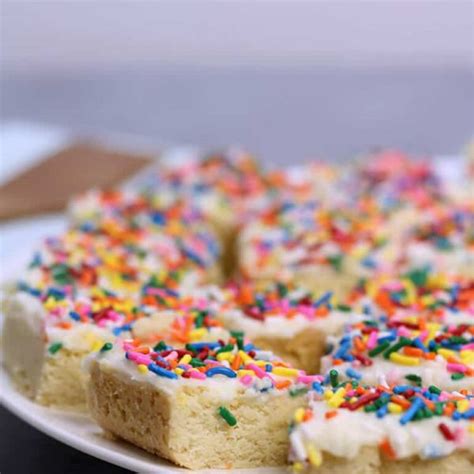 Sugar Cookie Bars - Easy to Make and Transport