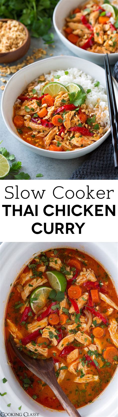 Thai Chicken Curry {Slow Cooker or Instant Pot} - Cooking …