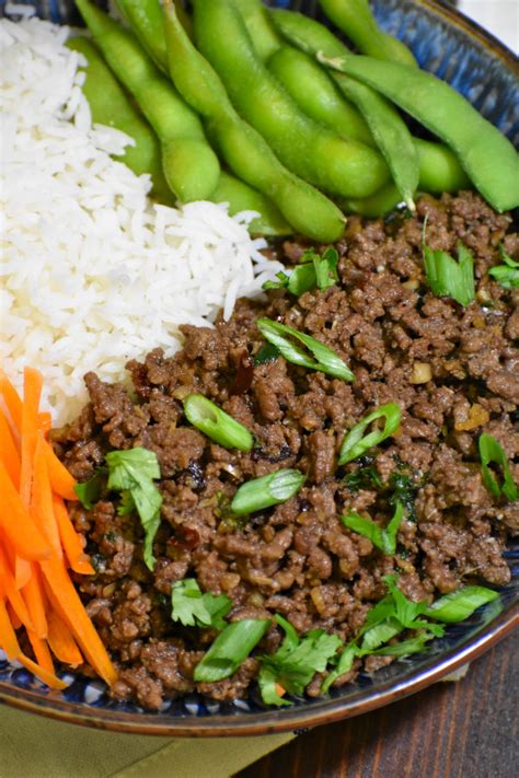 Korean Ground Beef Bowl (20 minute meal!) - GypsyPlate