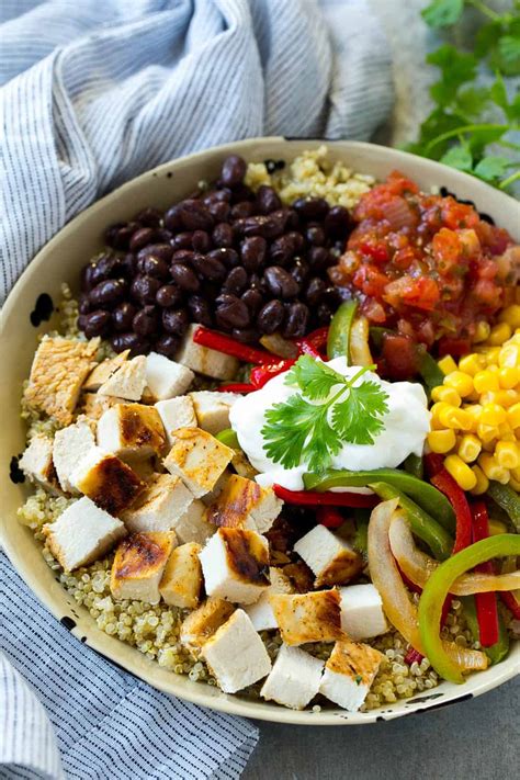 Mexican Chicken Quinoa Bowl Recipe | Healthy Fitness …
