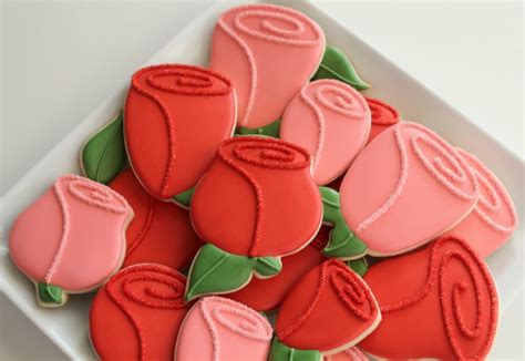 Decorated Rose Cookies - The Sweet Adventures of …