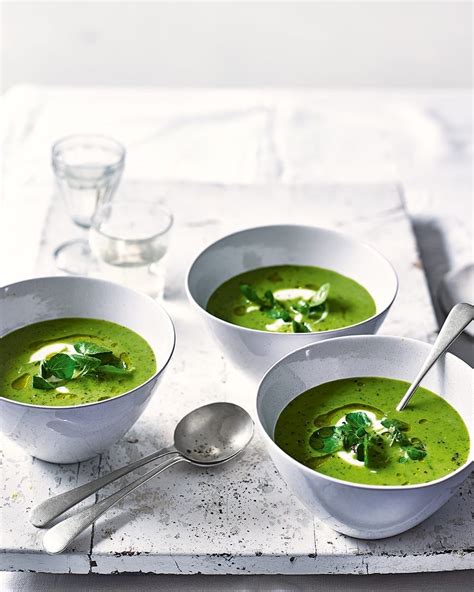 Chilled pea soup recipe | delicious. magazine
