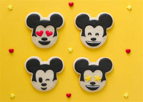 Mickey Emoji Sugar Cookies - Recipe - The Main Street …