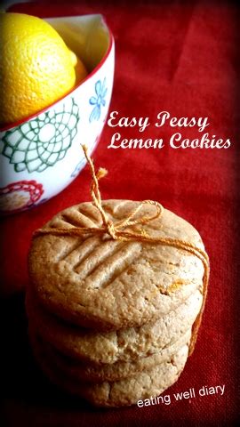 Easy Peasy Lemon Cookies - EATING WELL DIARY