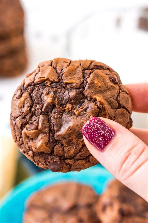 Easy Box Mix Brownie Cookies Recipe | Sugar & Soul