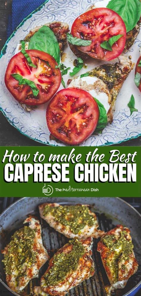 Easy Chicken Caprese Recipe - The Mediterranean Dish
