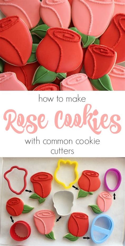Decorated Rose Cookies – The Sweet Adventures of Sugar …