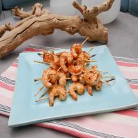 SUNNY'S GRILLED SHRIMP WITH SUNNY'S 1-2-3 BBQ SAUCE